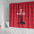 Custom Haiti Football Shower Curtain Come on Les Grenadiers Red Style