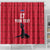 Custom Haiti Football Shower Curtain Come on Les Grenadiers Red Style