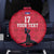 Custom Haiti Football Spare Tire Cover Come on Les Grenadiers Red Style