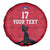 Custom Haiti Football Spare Tire Cover Come on Les Grenadiers Red Style