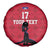 Custom Haiti Football Spare Tire Cover Come on Les Grenadiers Red Style