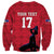 Custom Haiti Football Sweatshirt Come on Les Grenadiers Red Style
