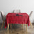 Custom Haiti Football Tablecloth Come on Les Grenadiers Red Style
