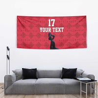Custom Haiti Football Tapestry Come on Les Grenadiers Red Style