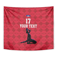 Custom Haiti Football Tapestry Come on Les Grenadiers Red Style