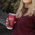 Custom Haiti Football Tumbler Cup Come on Les Grenadiers Red Style