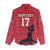 Custom Haiti Football Women Casual Shirt Come on Les Grenadiers Red Style