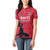 Custom Haiti Football Women Polo Shirt Come on Les Grenadiers Red Style