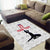 Custom Haiti Football Area Rug Come on Les Grenadiers White Style