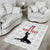 Custom Haiti Football Area Rug Come on Les Grenadiers White Style