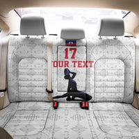 Custom Haiti Football Back Car Seat Cover Come on Les Grenadiers White Style