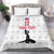 Custom Haiti Football Bedding Set Come on Les Grenadiers White Style