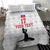 Custom Haiti Football Bedding Set Come on Les Grenadiers White Style