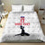 Custom Haiti Football Bedding Set Come on Les Grenadiers White Style