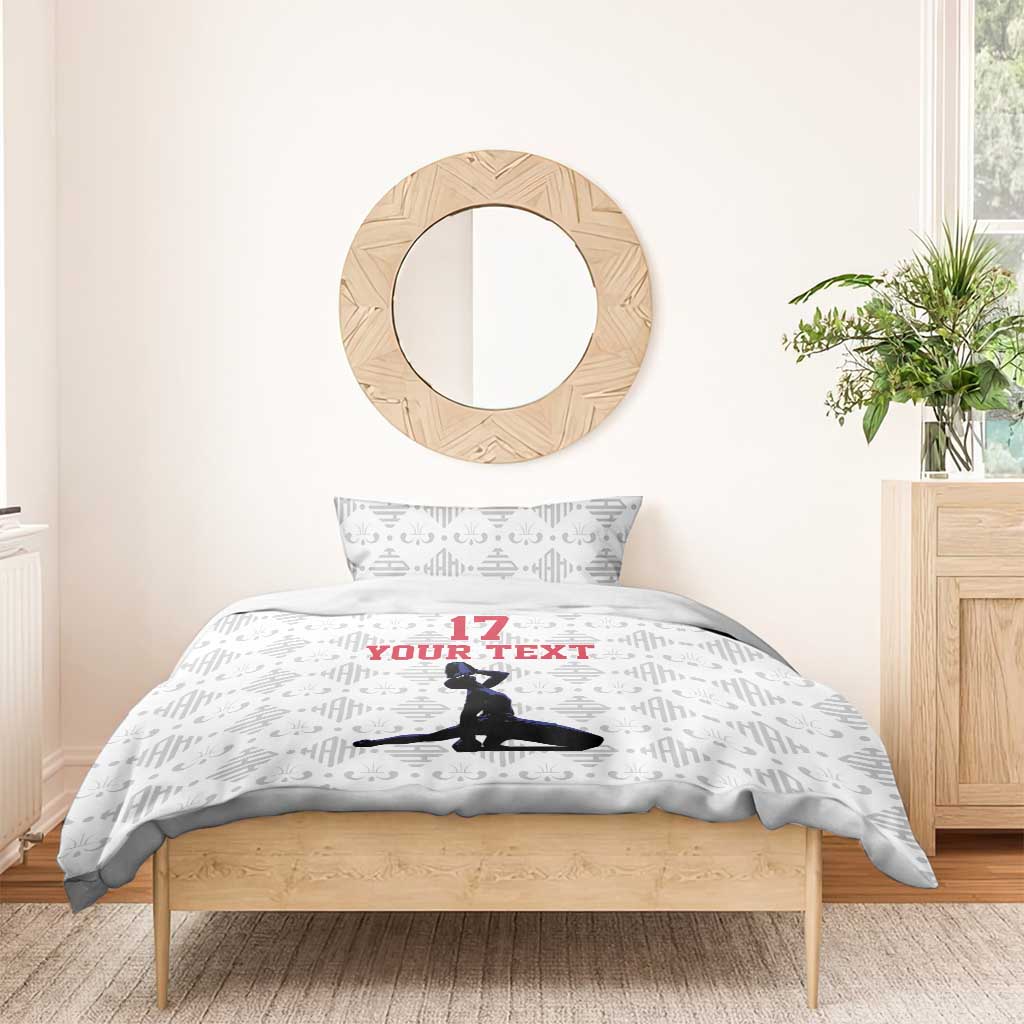 Custom Haiti Football Bedding Set Come on Les Grenadiers White Style