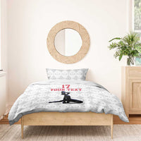 Custom Haiti Football Bedding Set Come on Les Grenadiers White Style