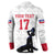 Custom Haiti Football Button Sweatshirt Come on Les Grenadiers White Style