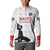 Custom Haiti Football Button Sweatshirt Come on Les Grenadiers White Style