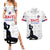 Custom Haiti Football Couples Matching Summer Maxi Dress and Hawaiian Shirt Come on Les Grenadiers White Style