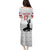 Custom Haiti Football Family Matching Puletasi and Hawaiian Shirt Come on Les Grenadiers White Style