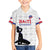 Custom Haiti Football Family Matching Short Sleeve Bodycon Dress and Hawaiian Shirt Come on Les Grenadiers White Style