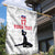 Custom Haiti Football Garden Flag Come on Les Grenadiers White Style