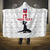Custom Haiti Football Hooded Blanket Come on Les Grenadiers White Style