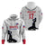 Custom Haiti Football Hoodie Come on Les Grenadiers White Style