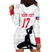 Custom Haiti Football Hoodie Dress Come on Les Grenadiers White Style