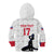 Custom Haiti Football Kid Hoodie Come on Les Grenadiers White Style