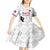 Custom Haiti Football Kid Short Sleeve Dress Come on Les Grenadiers White Style