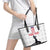 Custom Haiti Football Leather Tote Bag Come on Les Grenadiers White Style