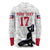Custom Haiti Football Long Sleeve Shirt Come on Les Grenadiers White Style