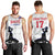 Custom Haiti Football Men Tank Top Come on Les Grenadiers White Style