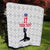 Custom Haiti Football Quilt Come on Les Grenadiers White Style