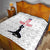 Custom Haiti Football Quilt Come on Les Grenadiers White Style