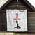 Custom Haiti Football Quilt Come on Les Grenadiers White Style