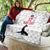 Custom Haiti Football Quilt Come on Les Grenadiers White Style