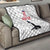 Custom Haiti Football Quilt Come on Les Grenadiers White Style
