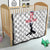 Custom Haiti Football Quilt Come on Les Grenadiers White Style