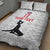 Custom Haiti Football Quilt Bed Set Come on Les Grenadiers White Style
