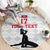 Custom Haiti Football Round Carpet Come on Les Grenadiers White Style