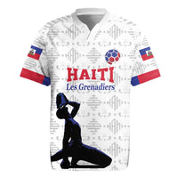Custom Haiti Football Rugby Jersey Come on Les Grenadiers White Style