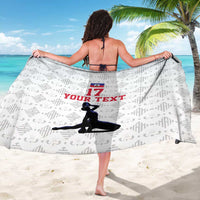 Custom Haiti Football Sarong Come on Les Grenadiers White Style