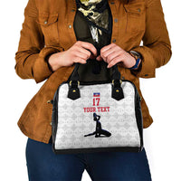 Custom Haiti Football Shoulder Handbag Come on Les Grenadiers White Style