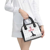 Custom Haiti Football Shoulder Handbag Come on Les Grenadiers White Style