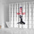 Custom Haiti Football Shower Curtain Come on Les Grenadiers White Style