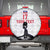 Custom Haiti Football Spare Tire Cover Come on Les Grenadiers White Style