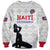 Custom Haiti Football Sweatshirt Come on Les Grenadiers White Style