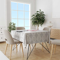 Custom Haiti Football Tablecloth Come on Les Grenadiers White Style